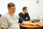 Год здоровья в Росатоме: для работников Ленинградской АЭС без отрыва от производства провели бесплатное экспресс-исследование «сосудистого возраста» 