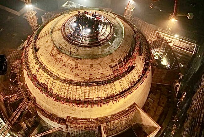 На энергоблоке №2 АЭС «Руппур» (Бангладеш) завершено бетонирование наружной защитной оболочки