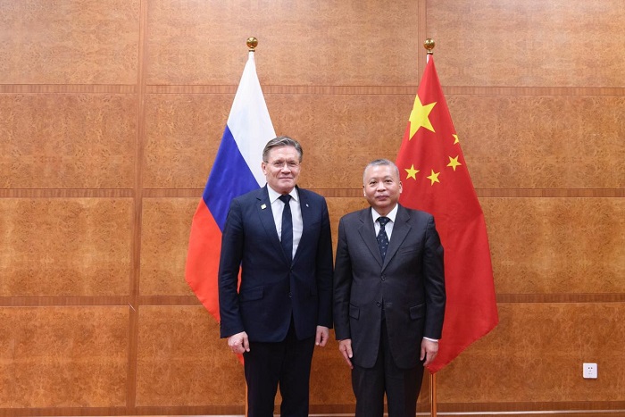 Alexey Likhachev, Director General of ROSATOM, held the meeting with Zhang Kejian, the head of the China Atomic Energy Authority