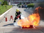 На Балаковской АЭС состоялись соревнования боевых расчетов добровольных пожарных дружин