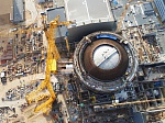На Ленинградской АЭС-2 успешно установлены электродвигатели главных циркуляционных насосов энергоблока №2 