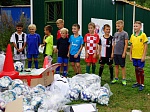 Ленинградская АЭС подарила школьникам города Сосновый Бор 1000 рюкзаков, 150 футбольных мячей и спортивную форму