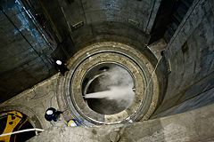 Kalinin NPP: the system spillage onto the open reactor of power unit No.4, which is under construction