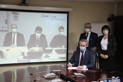 Росэнергоатом и ЭДФ подписали соглашение о сотрудничестве в области исследований старения материалов, используемых в энергетических установках 