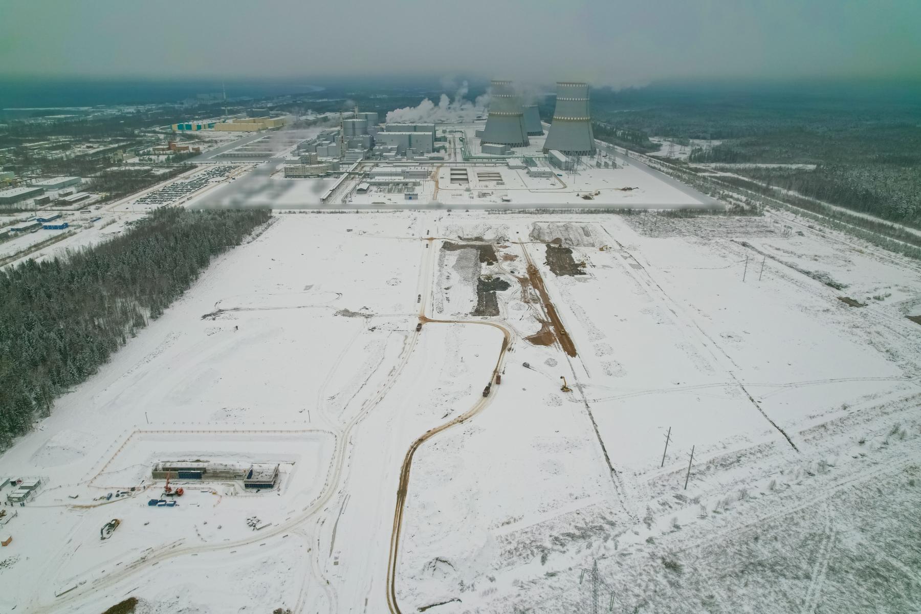 The site for the construction of new units has been completely cleared at the Leningrad NPP