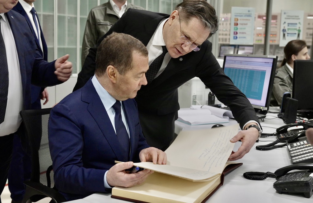 Deputy Chairman of the Security Council of the Russian Federation Dmitry Medvedev visited the Beloyarsk NPP