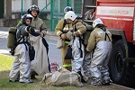 На Ленинградской АЭС прошло плановое пожарно-тактическое учение МЧС 