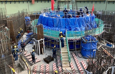  Core catcher casing has been installed at Tianwan NPP Unit 7