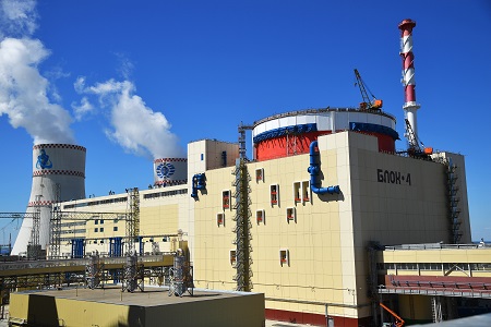 Росэнергоатом: энергоблок №4 Ростовской АЭС введен в промышленную эксплуатацию на три месяца раньше планового срока