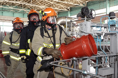 На Белоярской АЭС прошли пожарно-тактические учения с использованием уникальной для региона технологии тушения