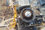 На Ленинградской АЭС-2 успешно установлены электродвигатели главных циркуляционных насосов энергоблока №2 