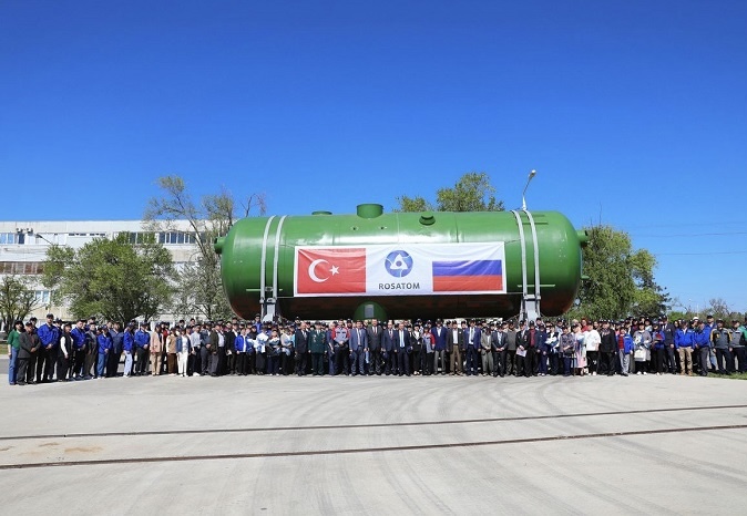 Росатом отгрузил комплект парогенераторов для третьего энергоблока АЭС «Аккую» в Турции