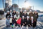 Студенты Зимней международной ядерной  школы  дали высокую оценку  ходу сооружения нового энергоблока Ленинградской АЭС