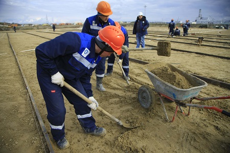 Electric installation works have begun at the construction site of the 2nd power unit of Kursk NPP-2