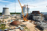 Leningrad NPP-2: The dome of the inner containment shell of the 2nd unit reactor building has been welded 