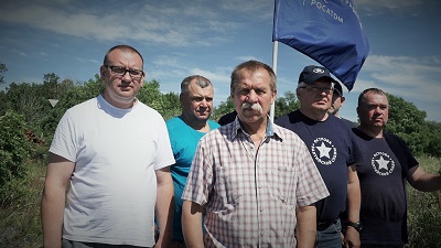 На Большом Тютерсе при поддержке Ленинградской АЭС установлен памятный знак балтийским морякам 