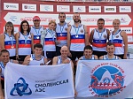 Клуб Смоленской АЭС «Атом» завоевал 4 комплекта бронзовых медалей на Чемпионате Европы по гребле на лодках «дракон»