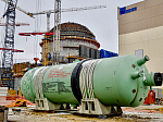 На стройплощадку Курской АЭС-2 доставлен компенсатор давления реакторной установки ВВЭР-ТОИ