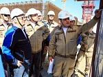 На стройплощадке Курской АЭС-2 специалисты приступили к завершающему этапу бетонирования фундаментной плиты реакторного здания энергоблока №1