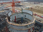 Kursk NPP-2: Installation of the dome of the inner containment shell has started in the reactor building of power unit No. 1