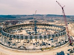 На  Курской АЭС-2 начали бетонирование оболочки самой высокой в России градирни