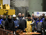 At the construction site of Kursk NPP-2, the reactor vessel of power unit No. 2 was installed in the design position