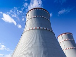 Ленинградская АЭС-2: на строящемся энергоблоке №2 с реактором ВВЭР-1200 на месяц раньше завершено сооружение оболочки башенной испарительной градирни