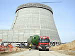 На площадку сооружения Курской АЭС-2 доставлен последний, четвертый парогенератор для энергоблока №1