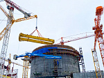 На энергоблоке №2 Курской АЭС-2 завершен монтаж полярного крана