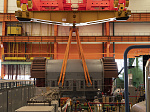 На энергоблоке №2 Калининской АЭС на штатное место установлен новый статор генератора
