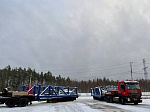 На стройплощадку энергоблоков №7 и 8 Ленинградской АЭС доставлено первое крупногабаритное оборудование