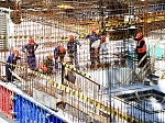 На площадке Курской АЭС-2 завершено бетонирование перекрытия кольцевого коридора системы преднапряжения защитной оболочки энергоблока №1