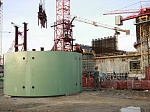 Heat insulation for a part of the 1st power block’s reactor vessel has been installed at the Kursk NPP-2 construction site