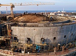 The walls of the reactor building auxiliary vessel premises have been completed at the Leningrad NPP’s 2nd power block under construction 