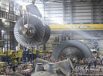 На Курской АЭС-2 в машзале строящегося энергоблока №1 в проектное положение установлен ротор низкого давления 
