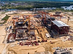 На Курской АЭС-2 завершен монтаж каркаса здания турбины