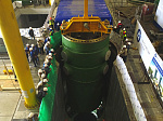 На площадке Курской АЭС-2 установлено «атомное сердце» – корпус реактора ВВЭР-ТОИ 