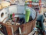 The first stage of the emergency core cooling system was installed at power unit No. 2 of the Kursk NPP-2 under construction