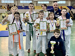 Воспитанники Школы боевых искусств Нововоронежа завоевали 15 наград детского турнира по киокусинкай