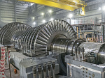 В турбинном отделении строящегося энергоблока №1 Курской АЭС-2 завершили монтаж турбоустановки