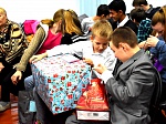 Более 70 воспитанников Ригодищенской школы-интерната получили подарки в рамках  новогодней акции «Елка желаний»