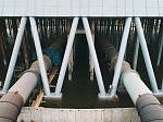 Ленинградская АЭС: на инновационном энергоблоке №2 ВВЭР-1200 приступили  к гидроиспытаниям градирни