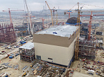 На площадке Курской АЭС-2 готов фундамент для размещения самого мощного в России турбоагрегата 
