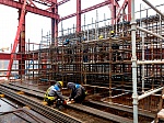 Курская АЭС-2: в здании турбины энергоблока №1 начали армирование основания для турбоагрегата