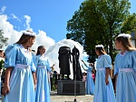 В Советске при поддержке атомщиков открыли памятник Петру и Февронии 