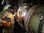 At the construction site of power unit No. 2 of the Kursk NPP-2, work began on welding the main circulation pipeline