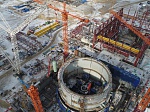 Kursk NPP-2: hydraulic tanks of the emergency core cooling system have been installed in the reactor building of NPU No 1