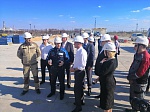Roman Starovoyt, the ad interim governor of the Kursk Region, visits the Kursk NPP and the replacement plant construction site for the first time 