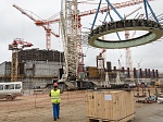 The installation of the 1st power block’s thrust truss has commenced at the Kursk NPP-2