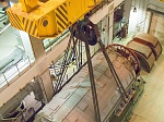 Ленинградская АЭС-2: в здании турбины строящегося блока №2 всё готово к монтажу самого тяжеловесного оборудования - статора 